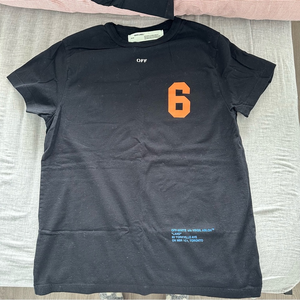 Offwhite Toronto flagship store opening exclusive release 6’ Tshirt